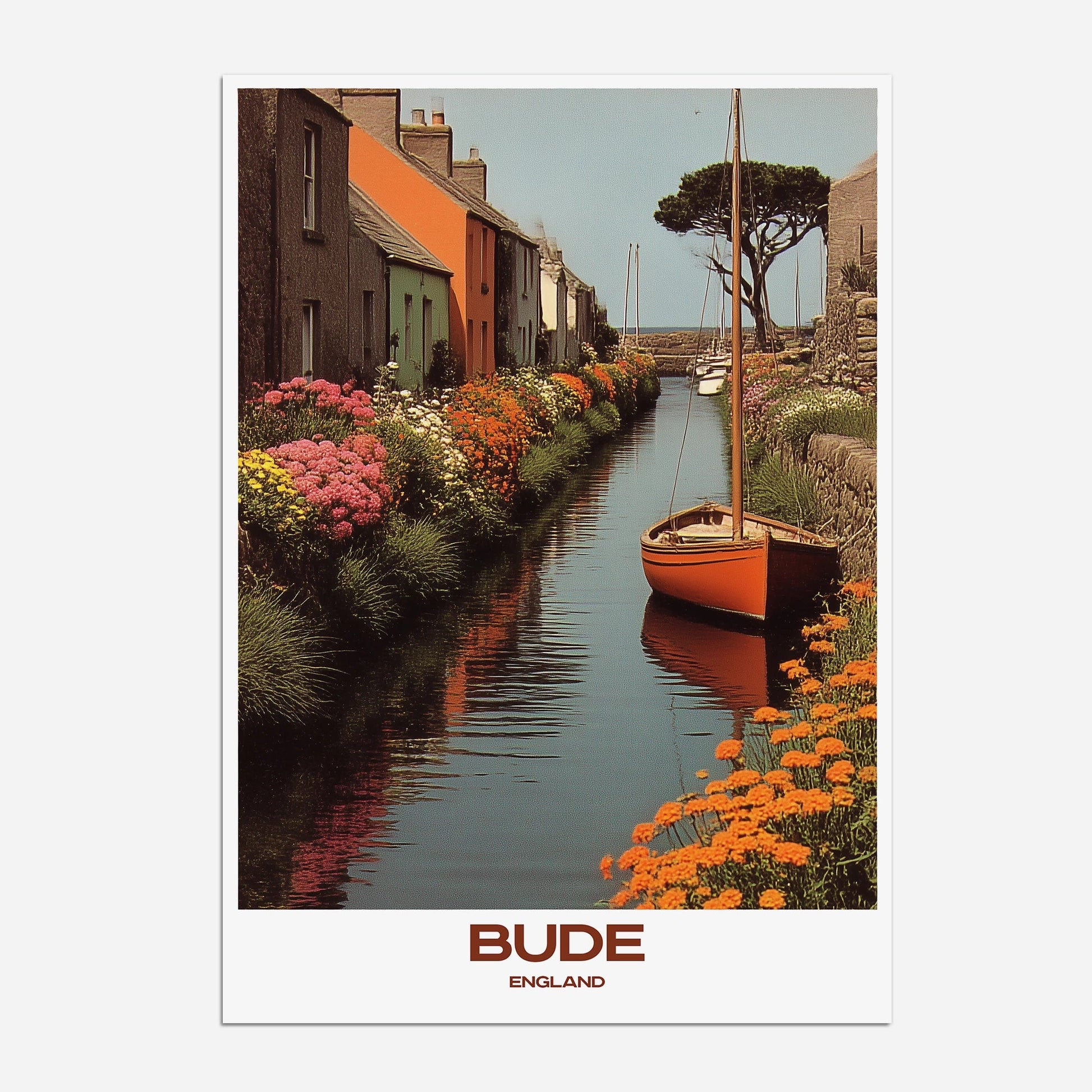 Bude Cornwall England Europe Travel Poster - Postered