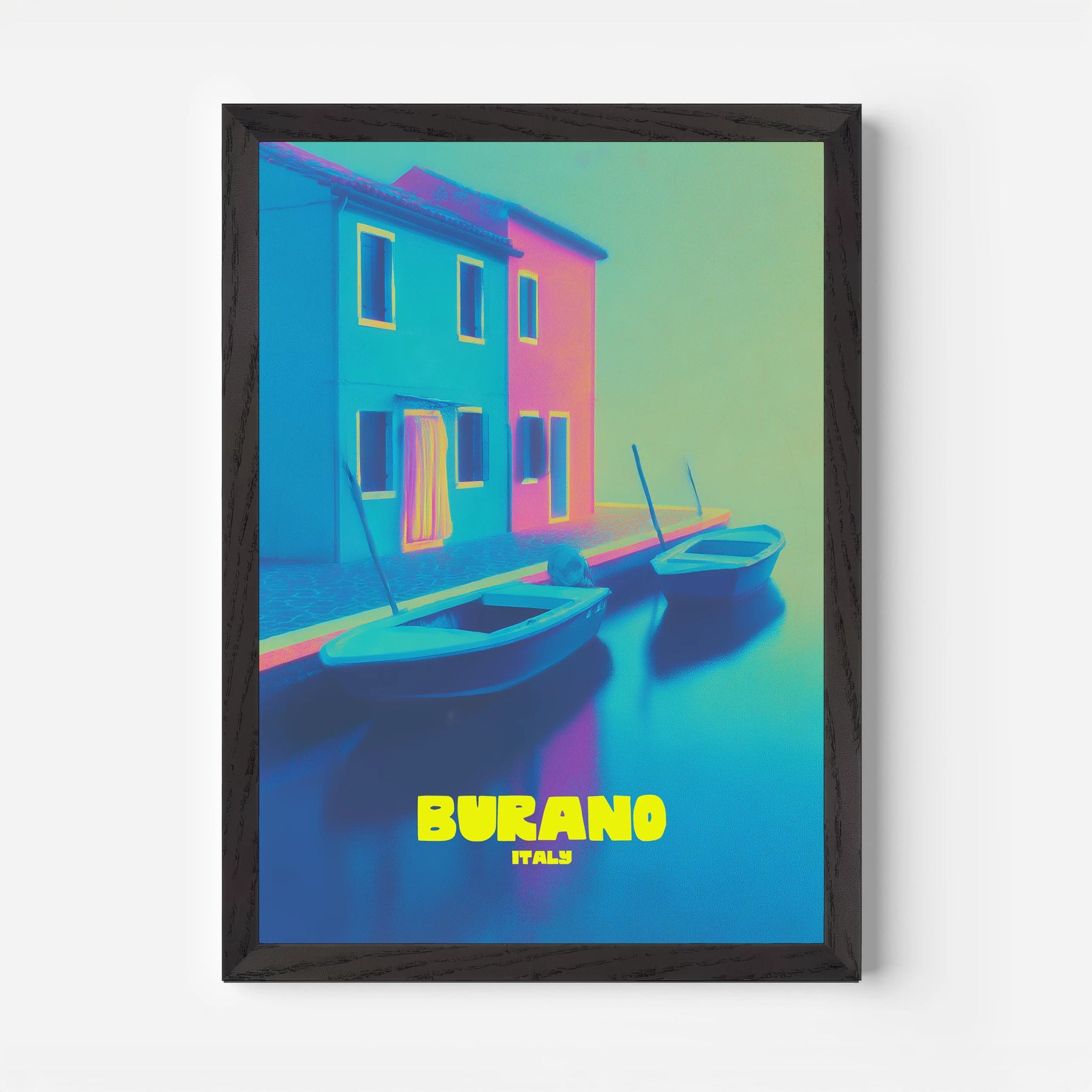 Burano Italy Travel Poster - Postered