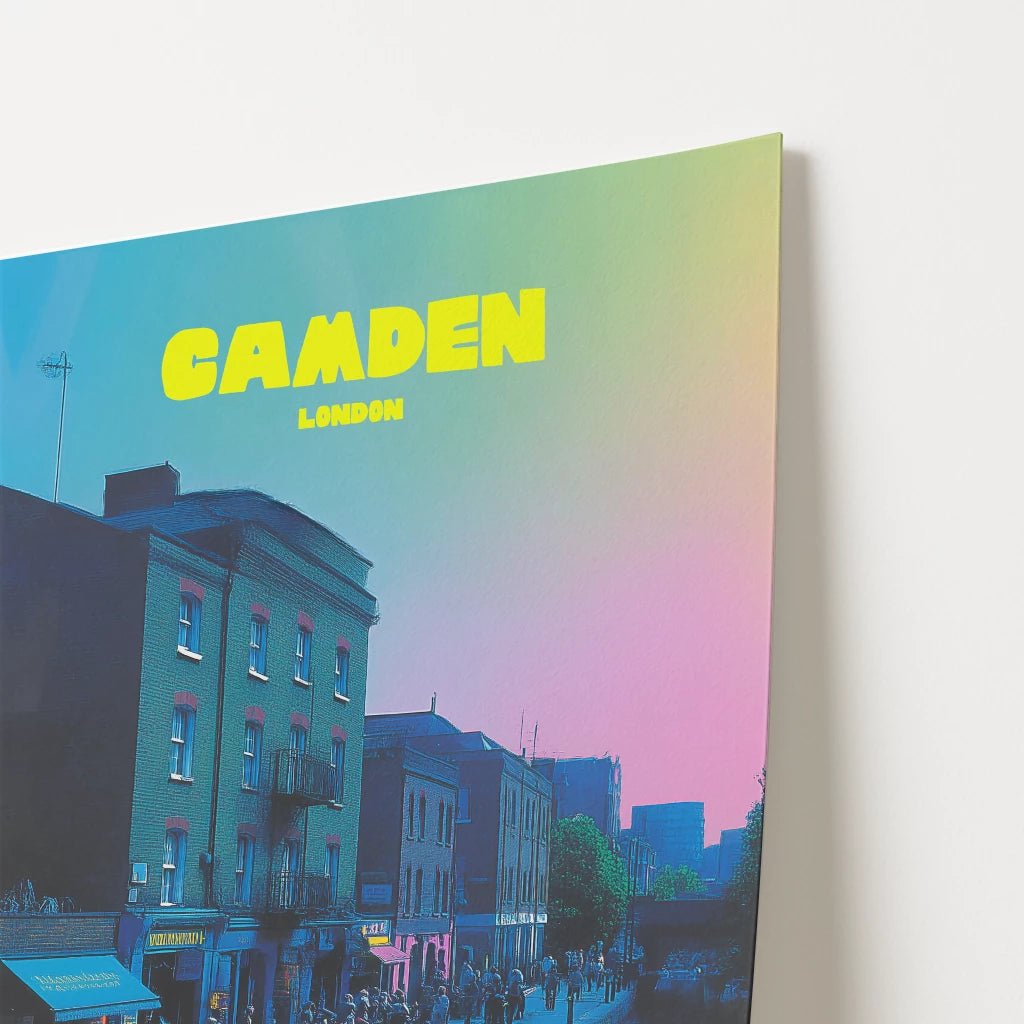 Camden Town London England Travel Poster - Postered