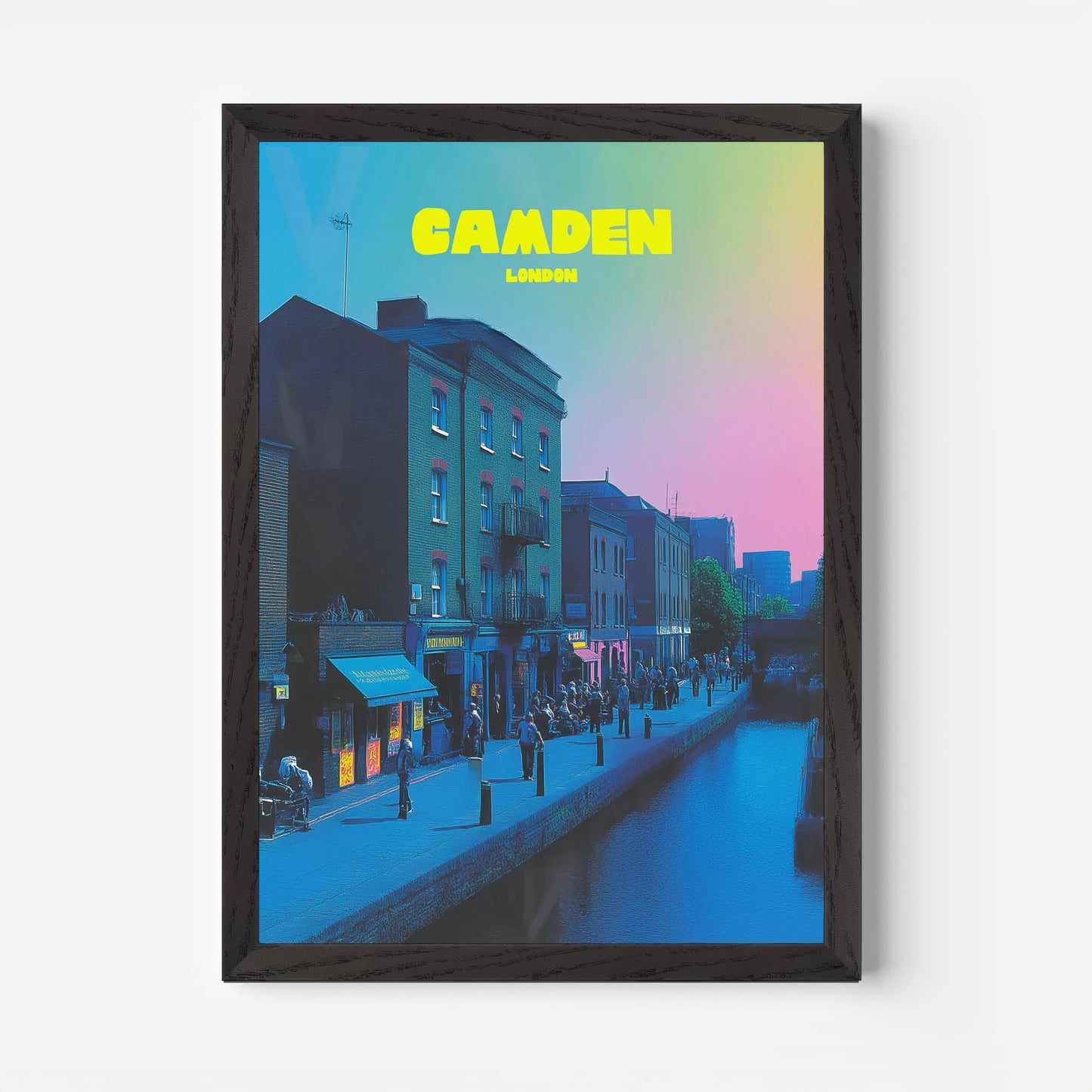 Camden Town London England Travel Poster - Postered