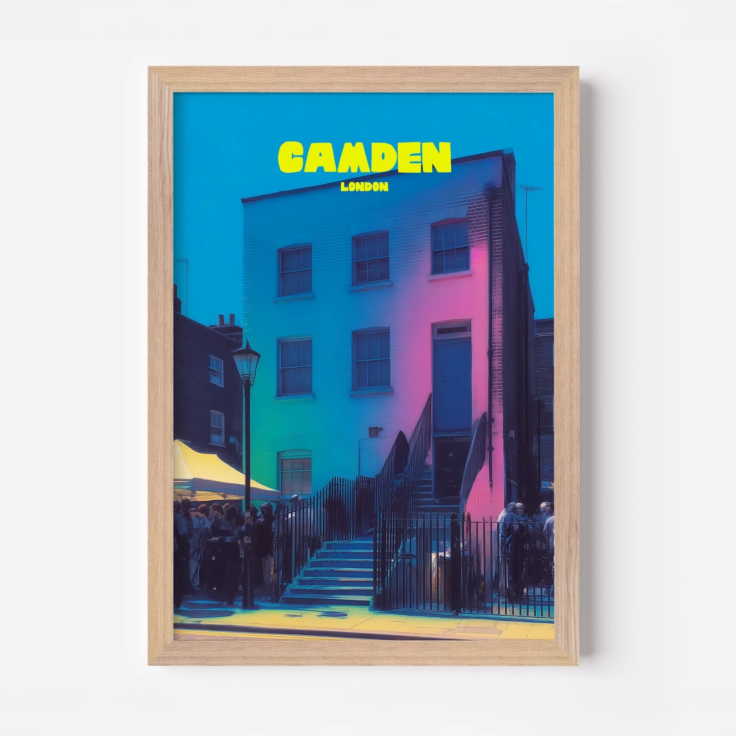 Camden Town London England Travel Poster - Postered