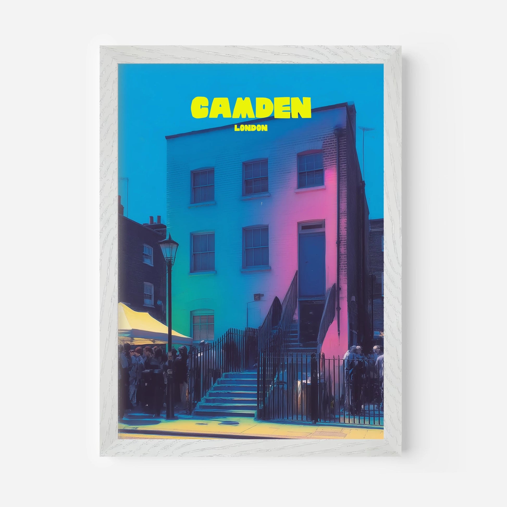 Camden Town London England Travel Poster - Postered