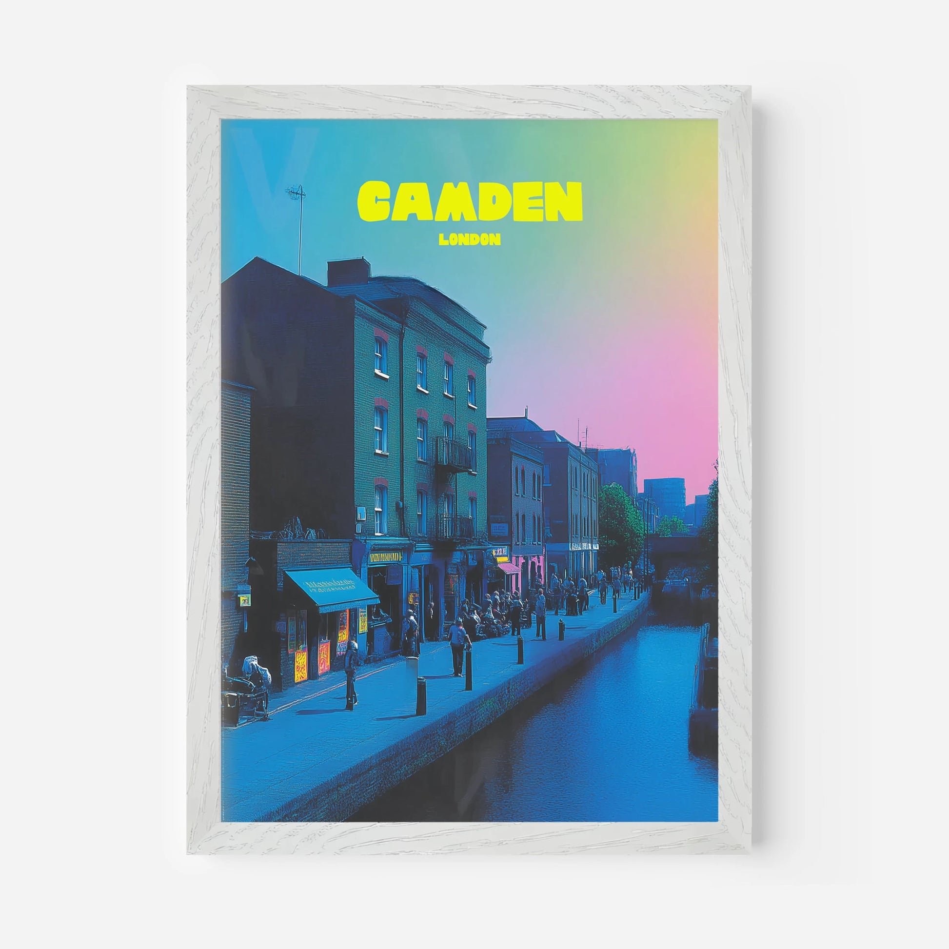 Camden Town London England Travel Poster - Postered