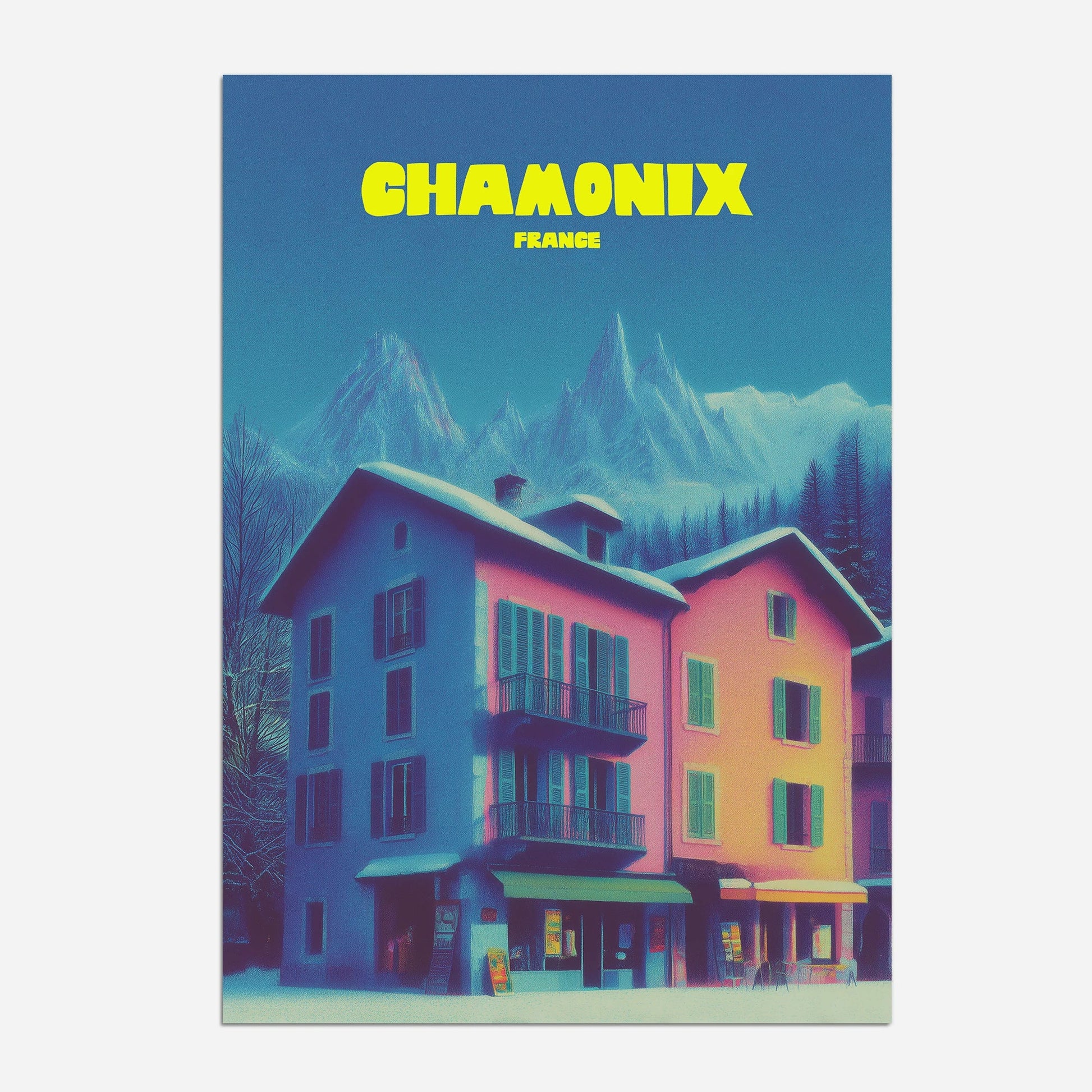 Chamonix France Travel Poster - Postered