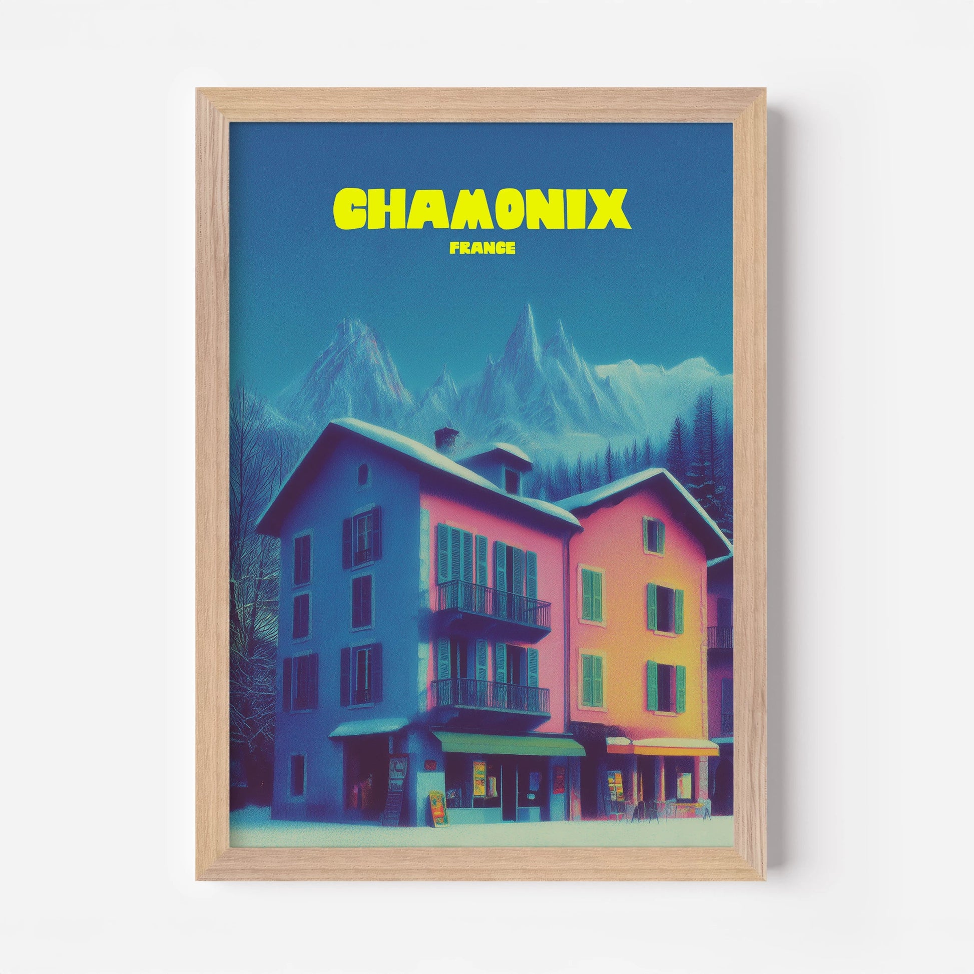 Chamonix France Travel Poster - Postered