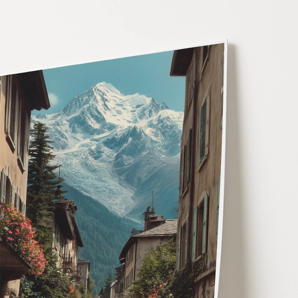 Chamonix Switzerland Europe Travel Poster - Postered