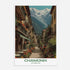 Chamonix Switzerland Europe Travel Poster - Postered