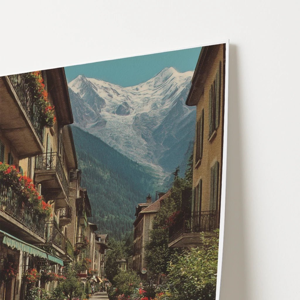 Chamonix Switzerland Europe Travel Poster - Postered