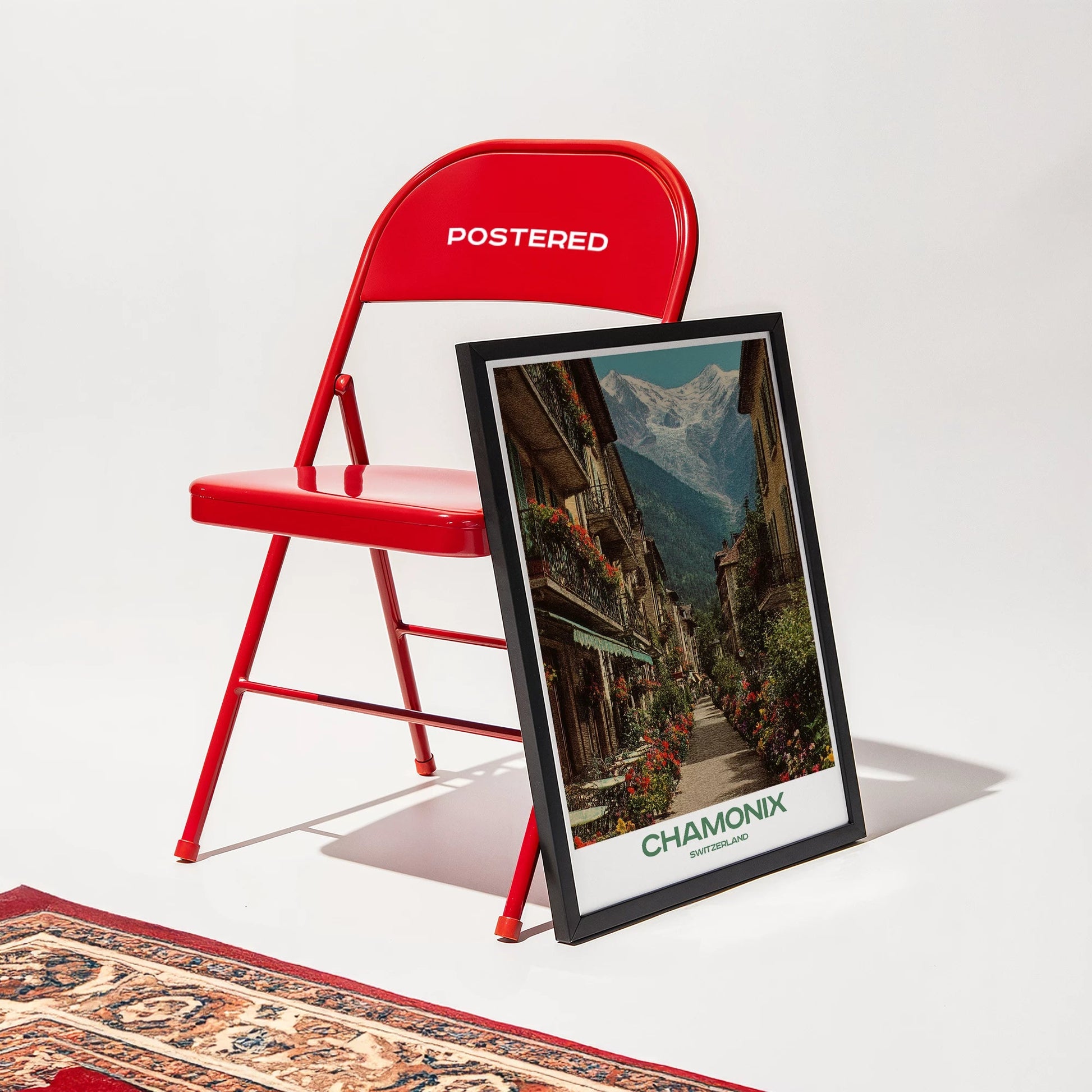 Chamonix Switzerland Europe Travel Poster - Postered