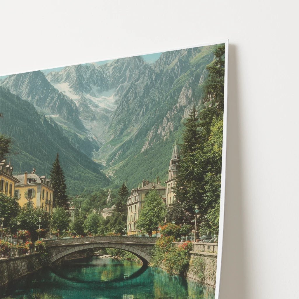 Chamonix Switzerland Europe Travel Poster - Postered