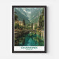Chamonix Switzerland Europe Travel Poster - Postered