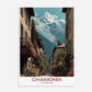 Chamonix Switzerland Europe Travel Poster - Postered