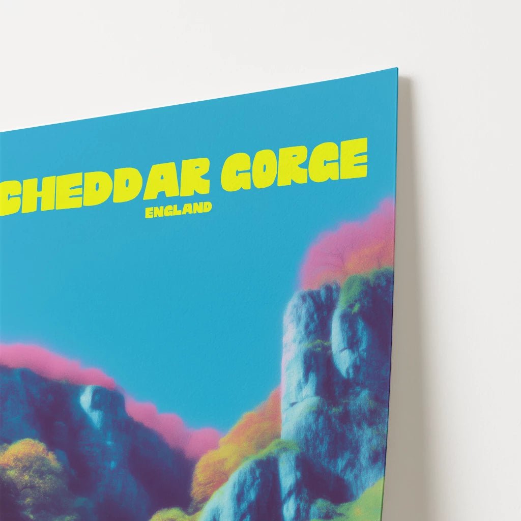 Cheddar Gorge Somerset England Travel Poster - Postered