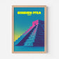 Chichen Itza Mexico Travel Poster - Postered