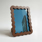 Magnetic Modular Wavey Plastic Frame - Chocolate - 5x7 Inch