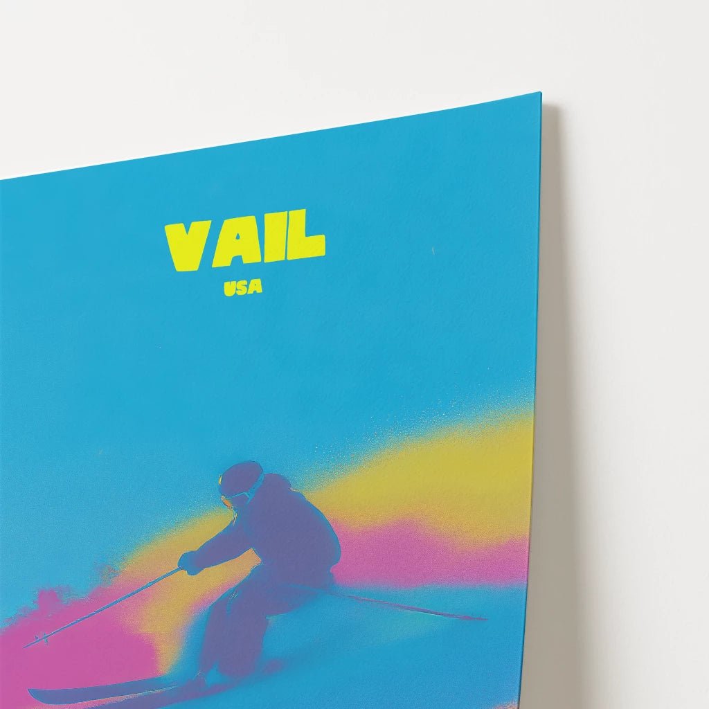 Colorado Vail USA Ski Travel Poster - Postered