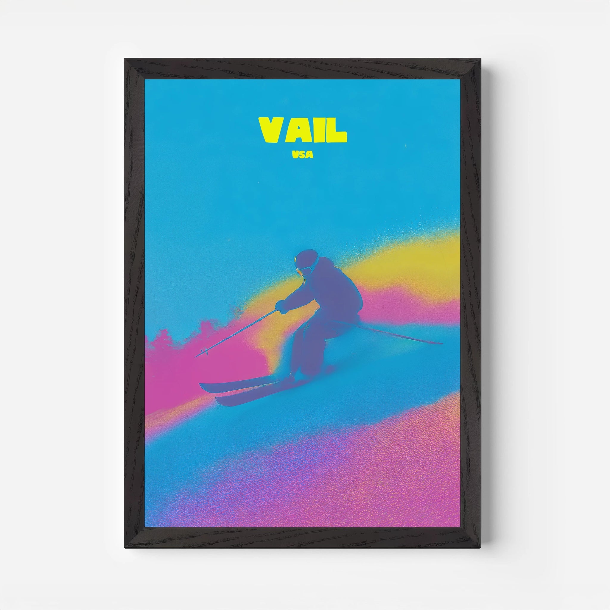 Colorado Vail USA Ski Travel Poster - Postered