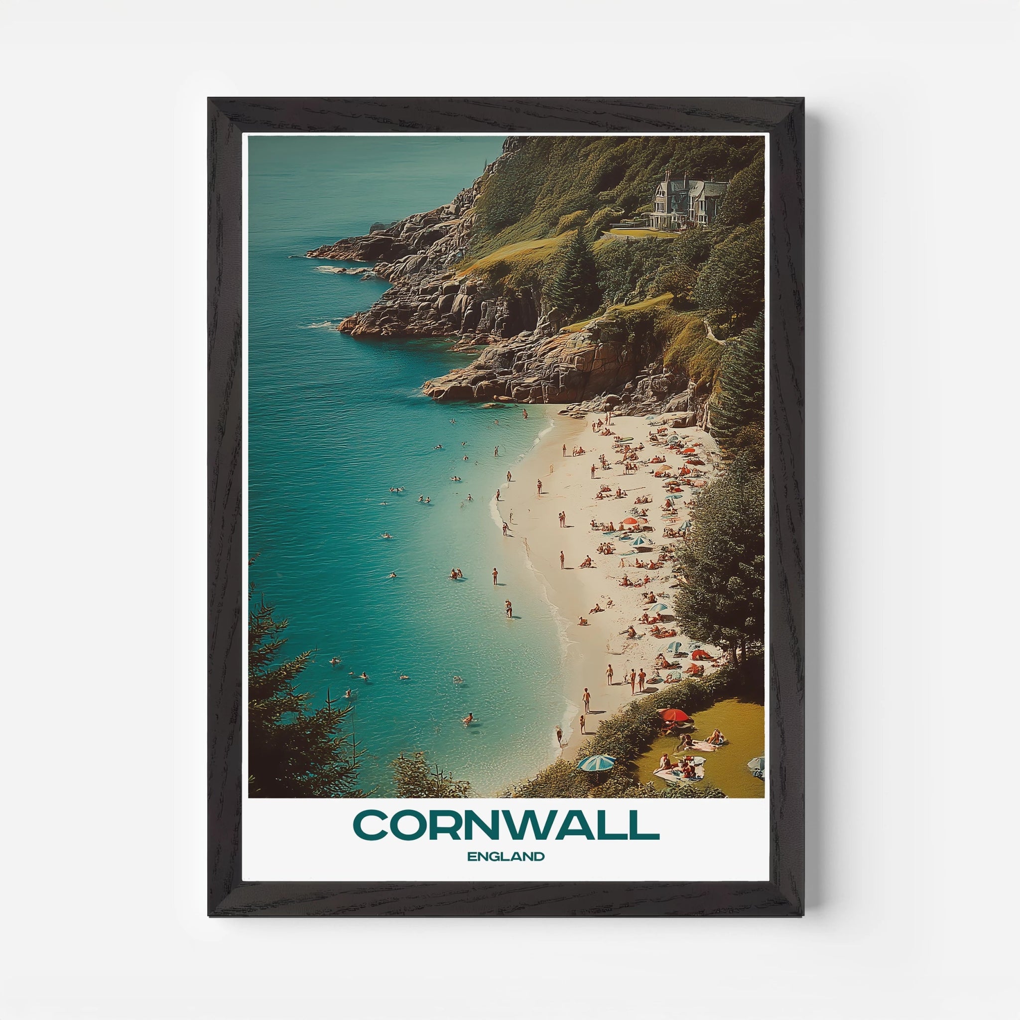 Cornwall England Europe Travel Poster - Postered