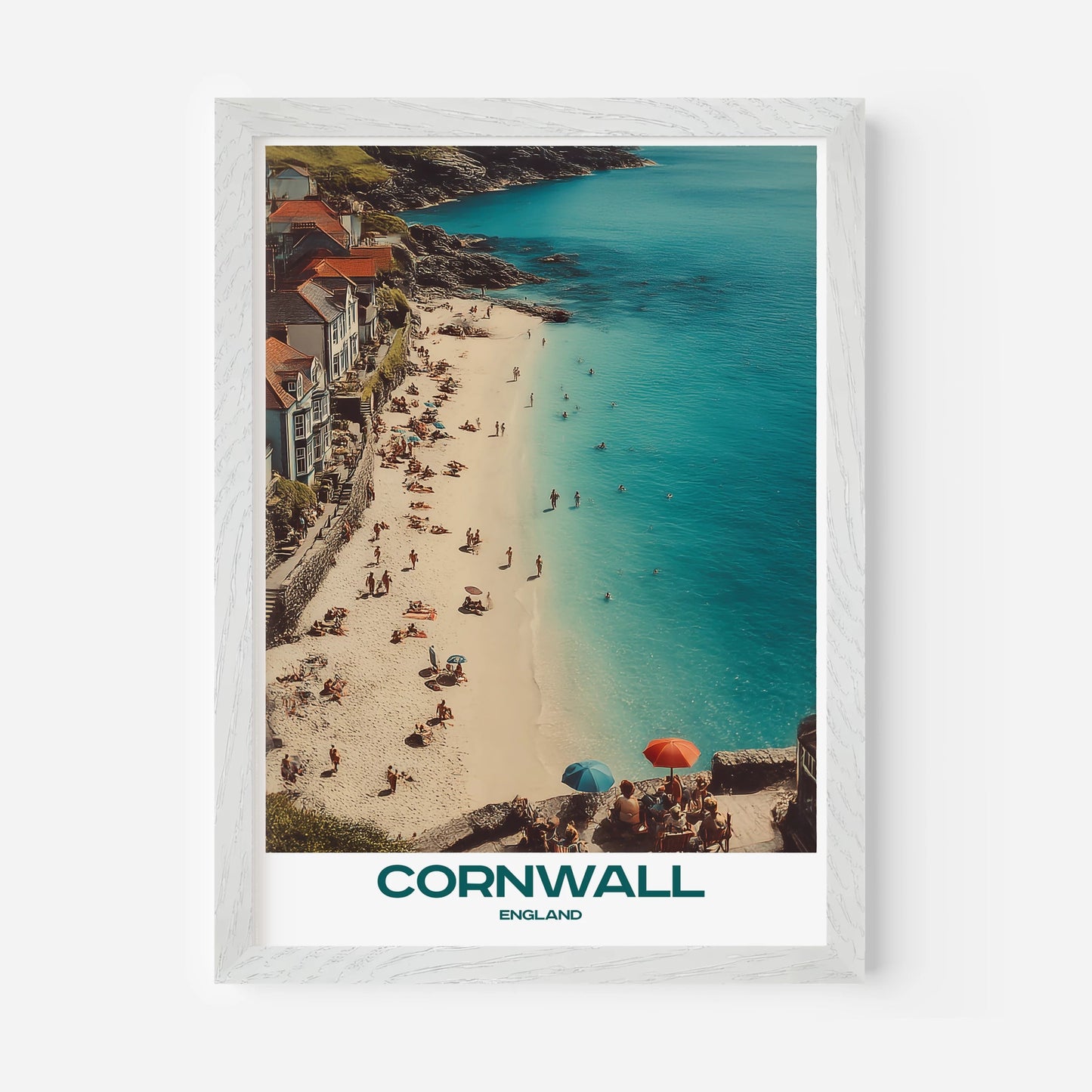 Cornwall England Europe Travel Poster - Postered