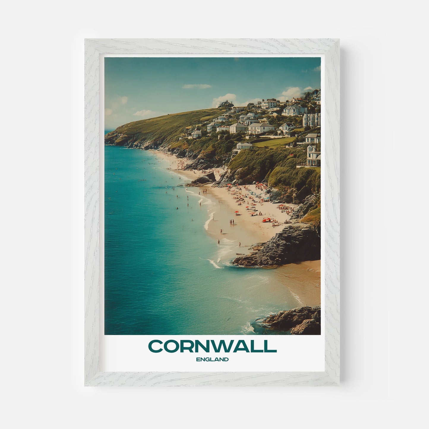 Cornwall England Europe Travel Poster - Postered