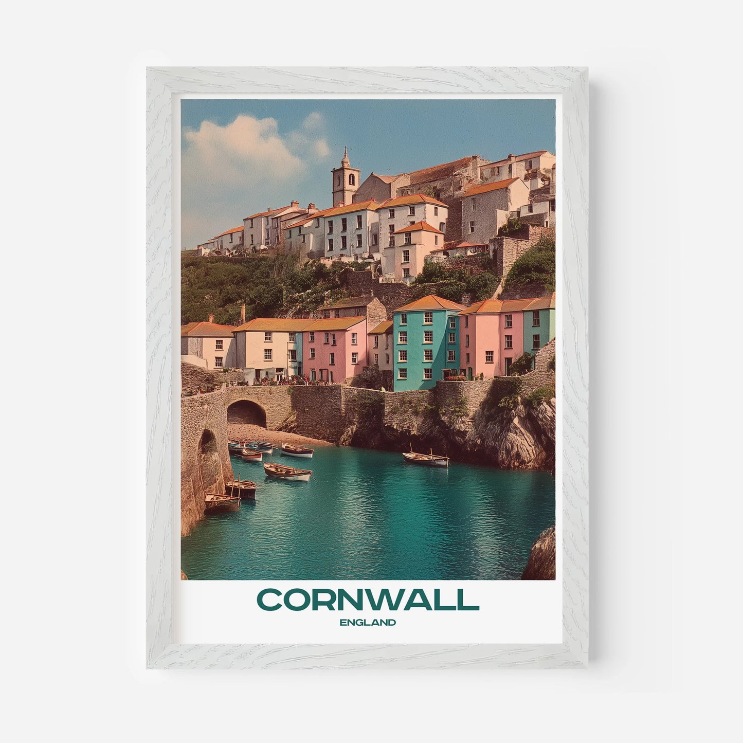 Cornwall England Europe Travel Poster - Postered