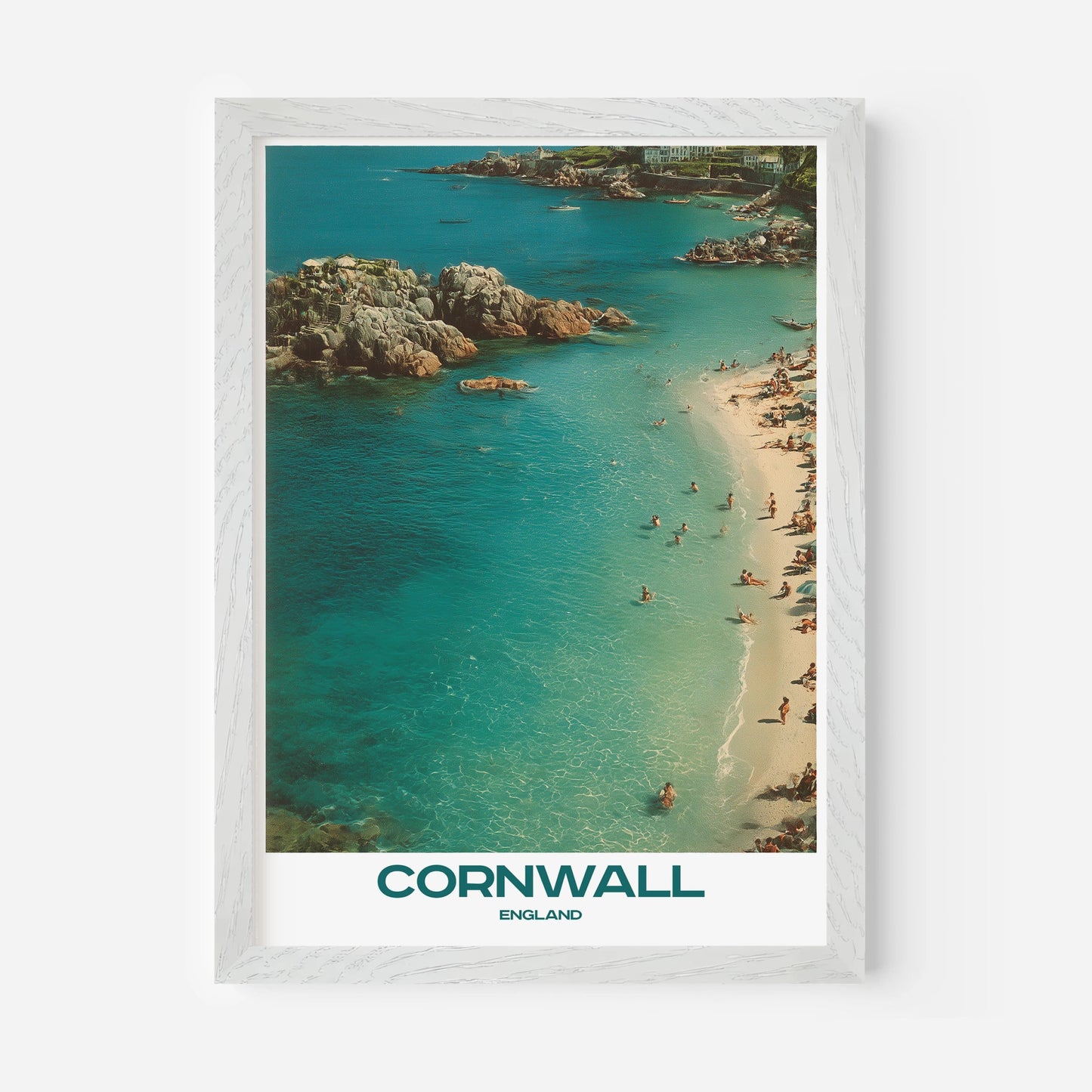 Cornwall England Europe Travel Poster - Postered