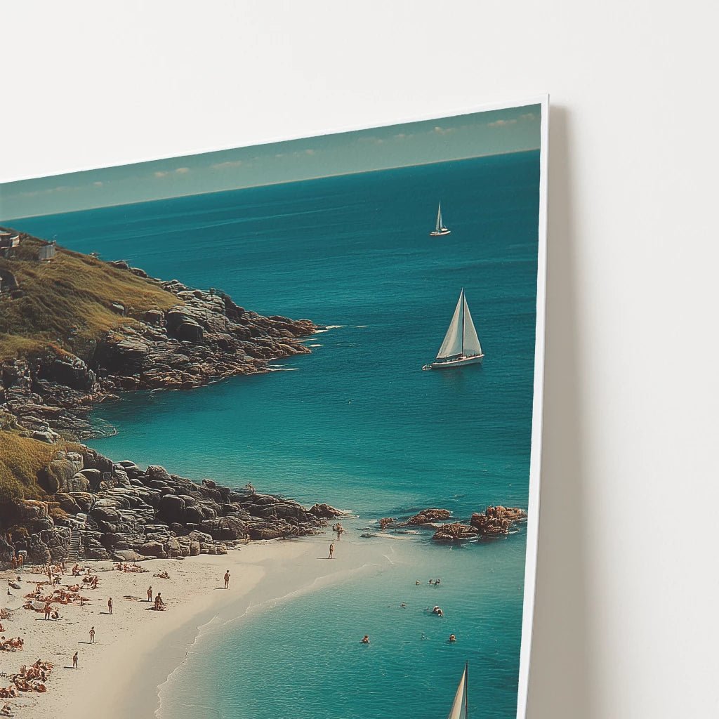 Cornwall England Europe Travel Poster - Postered