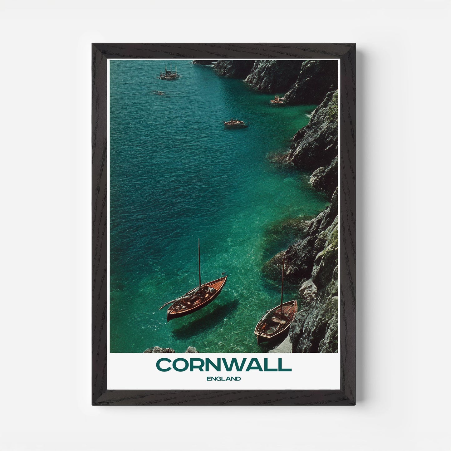 Cornwall England Europe Travel Poster - Postered