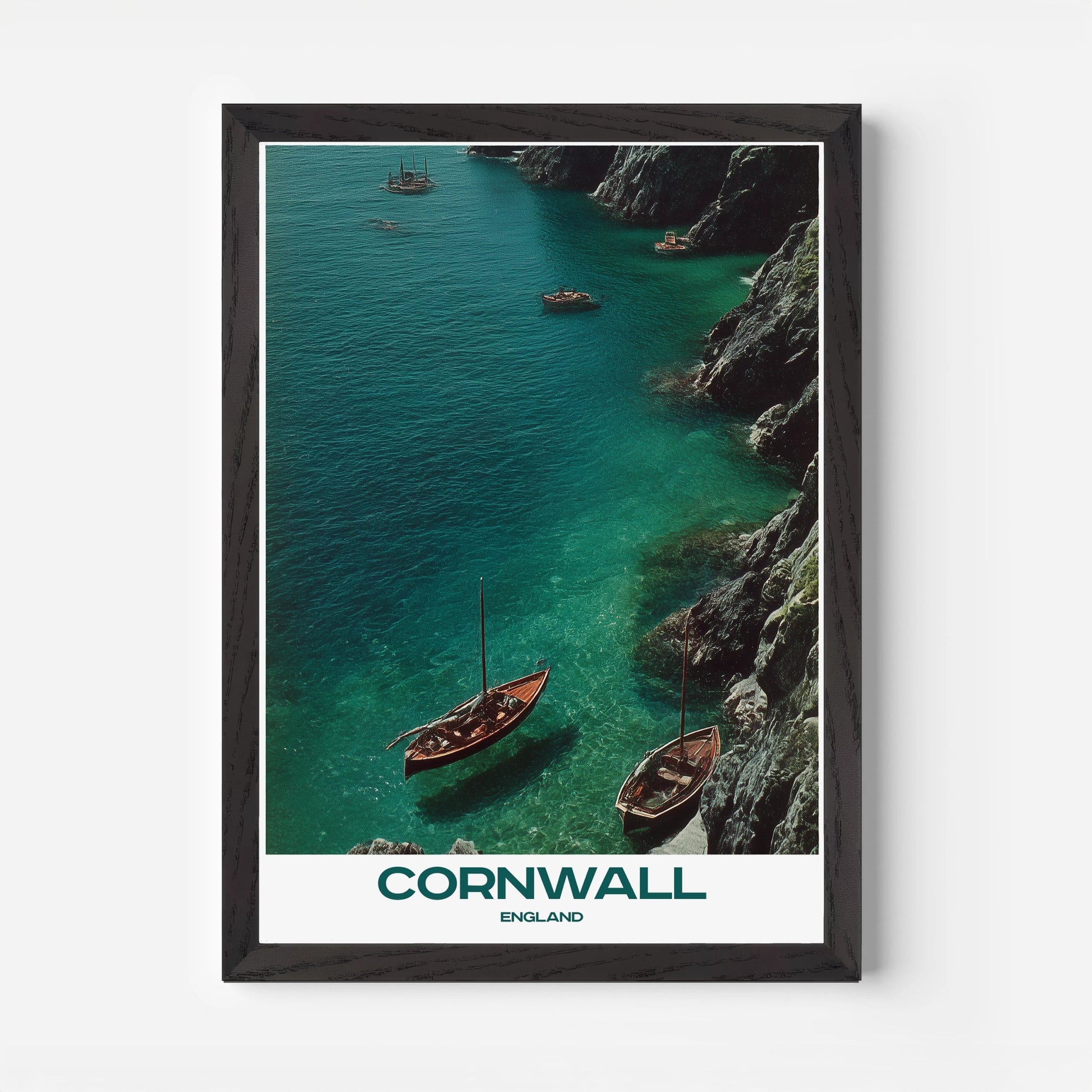 Cornwall England Europe Travel Poster - Postered
