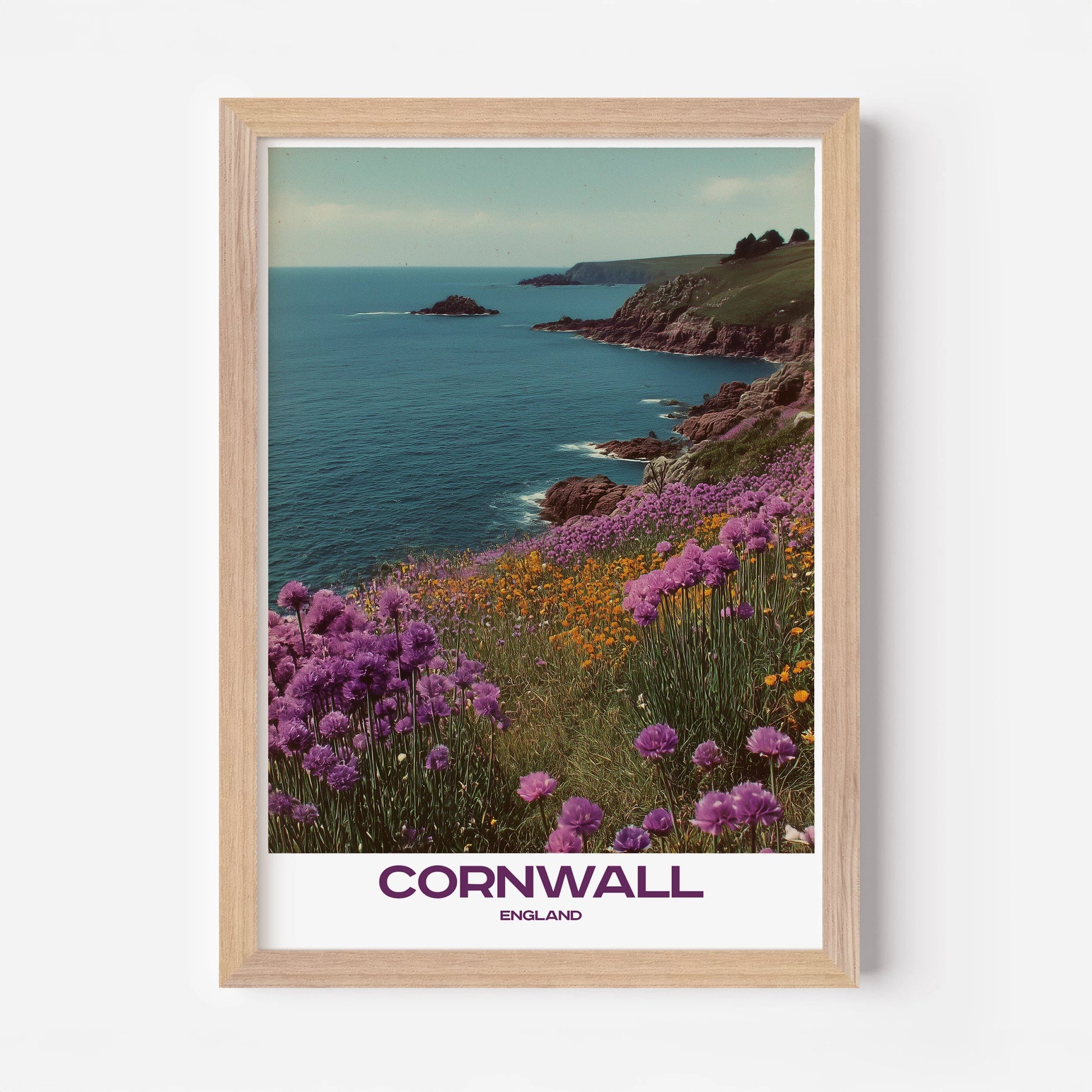 Cornwall England Europe Travel Poster - Postered