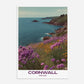 Cornwall England Europe Travel Poster - Postered