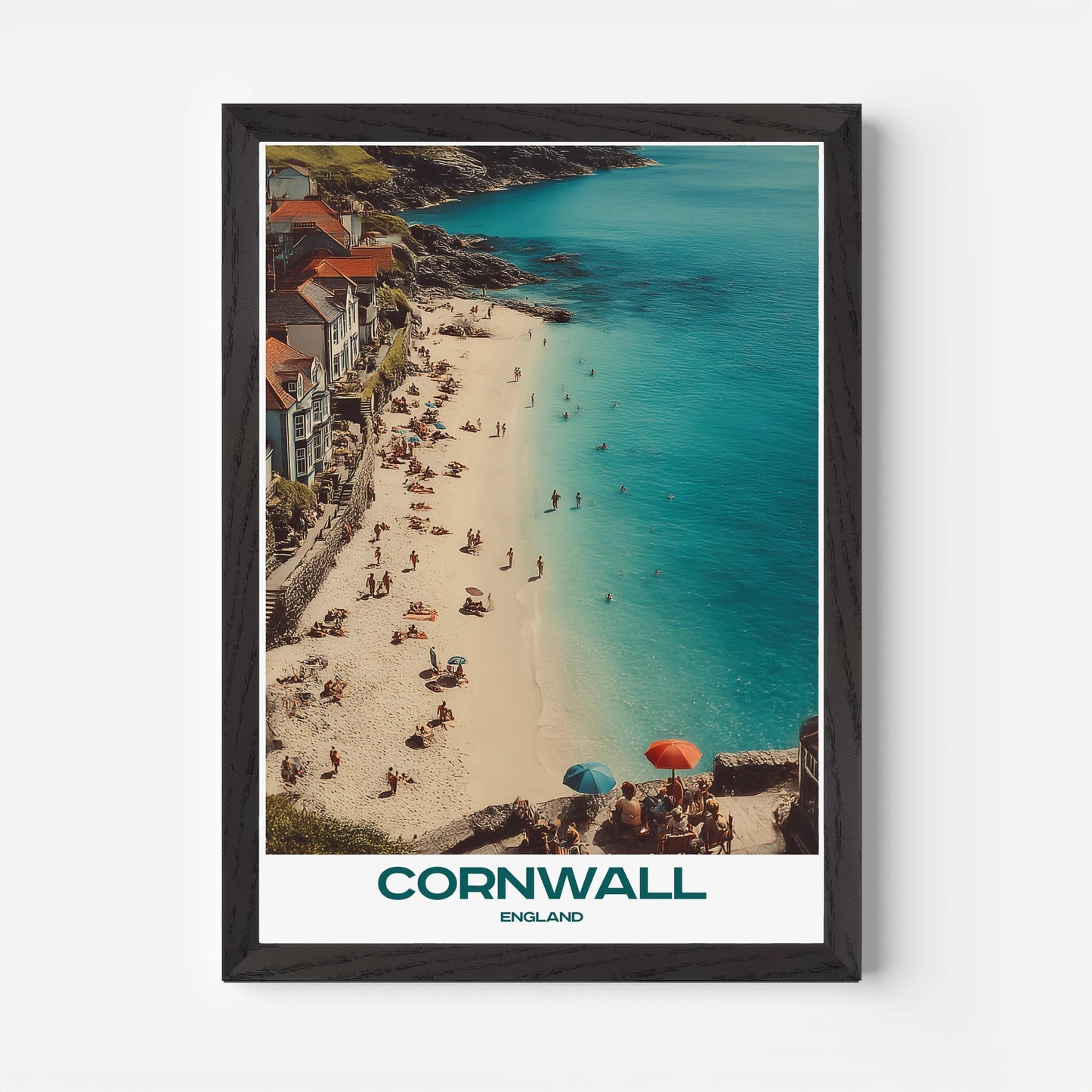 Cornwall England Europe Travel Poster - Postered