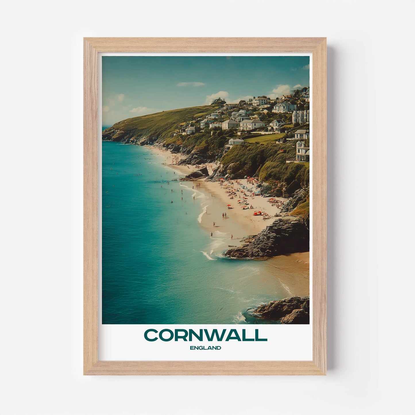 Cornwall England Europe Travel Poster - Postered