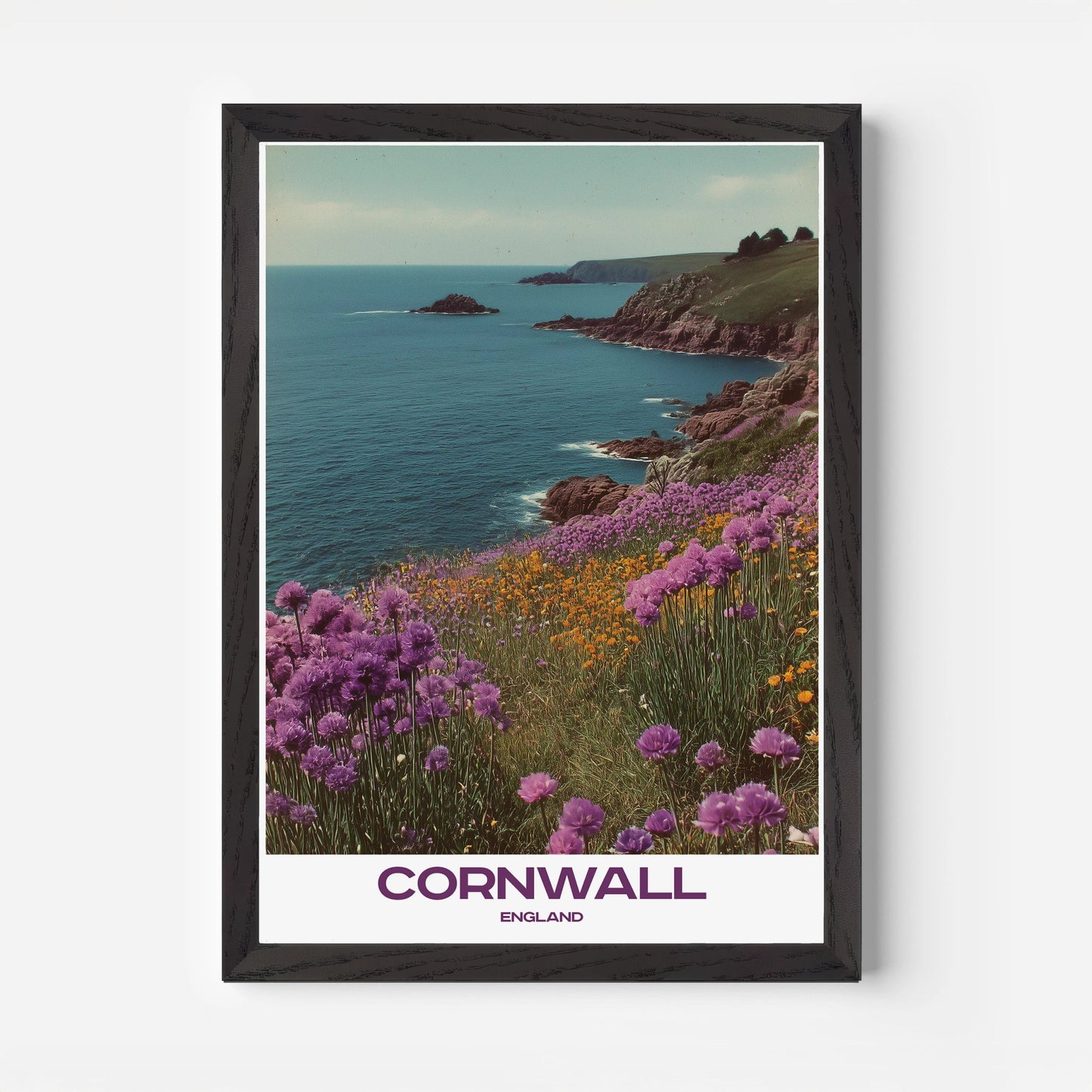Cornwall England Europe Travel Poster - Postered