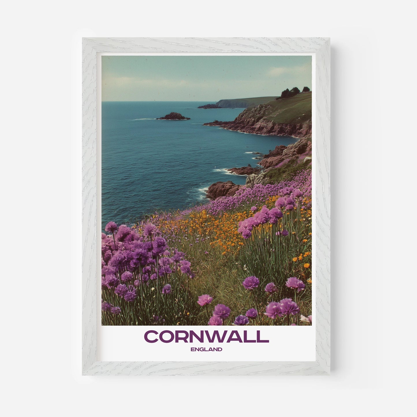 Cornwall England Europe Travel Poster - Postered