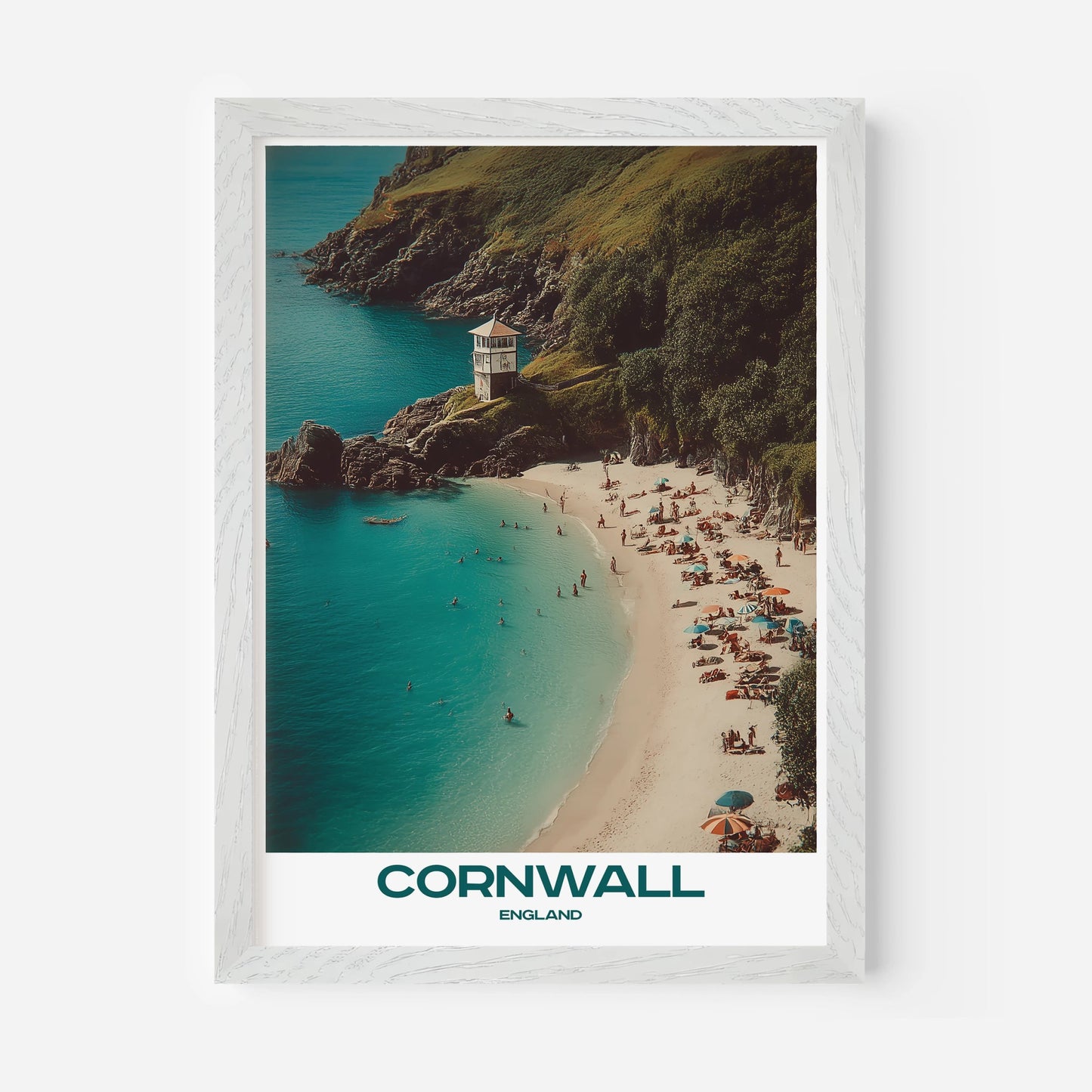 Cornwall England Europe Travel Poster - Postered