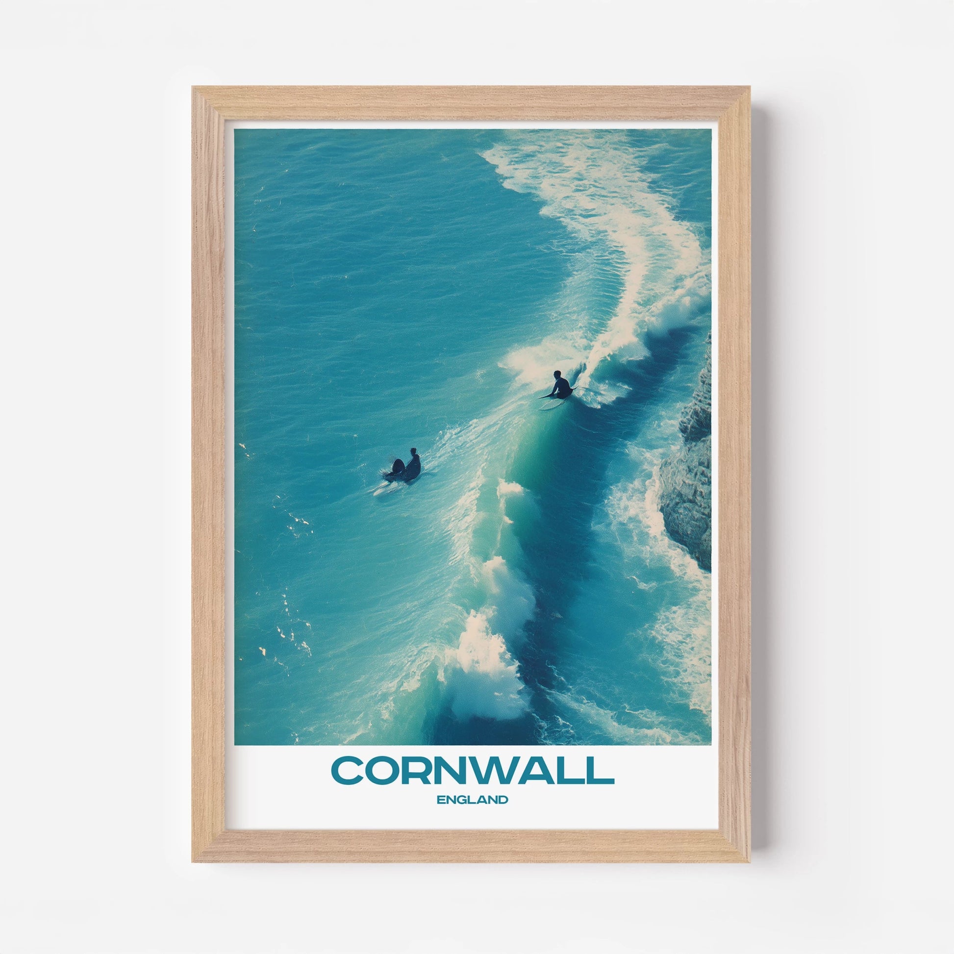 Cornwall England Europe Travel Poster - Postered