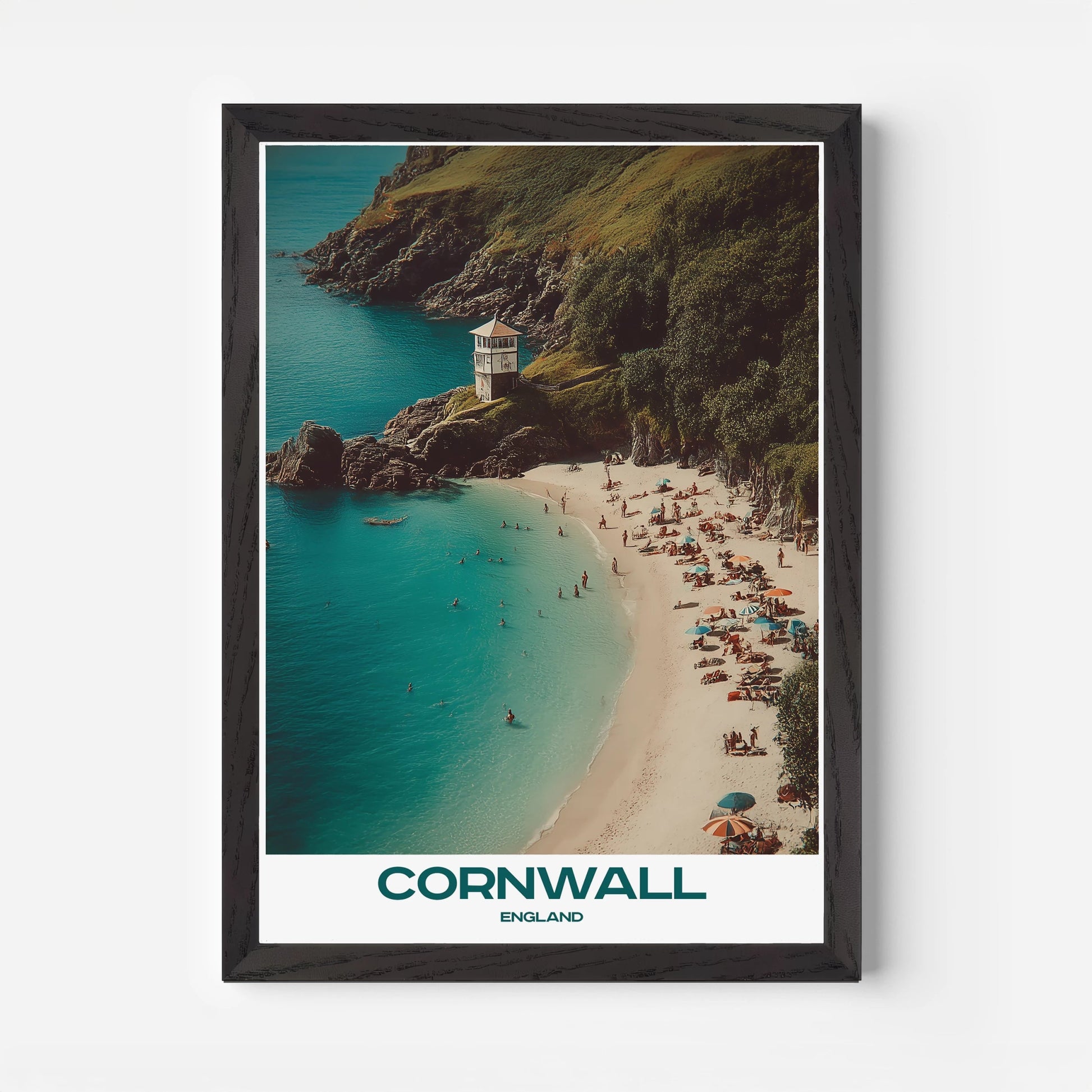 Cornwall England Europe Travel Poster - Postered