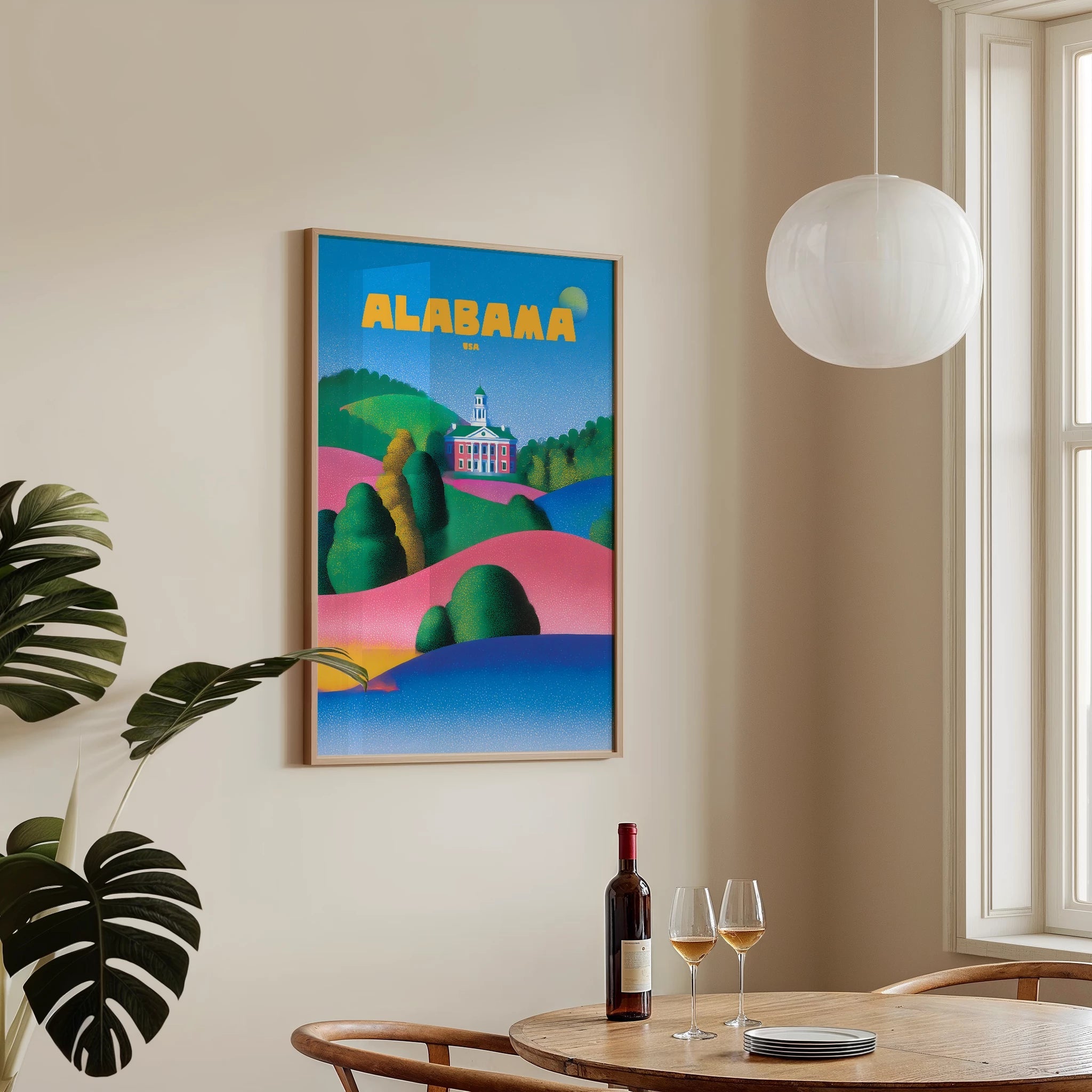 Cotton Candy Hills - Postered