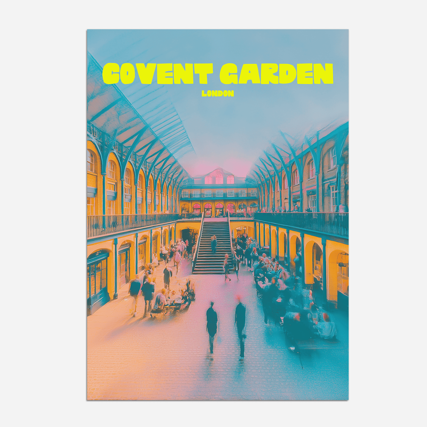 Covent Garden London England Travel Poster - Postered