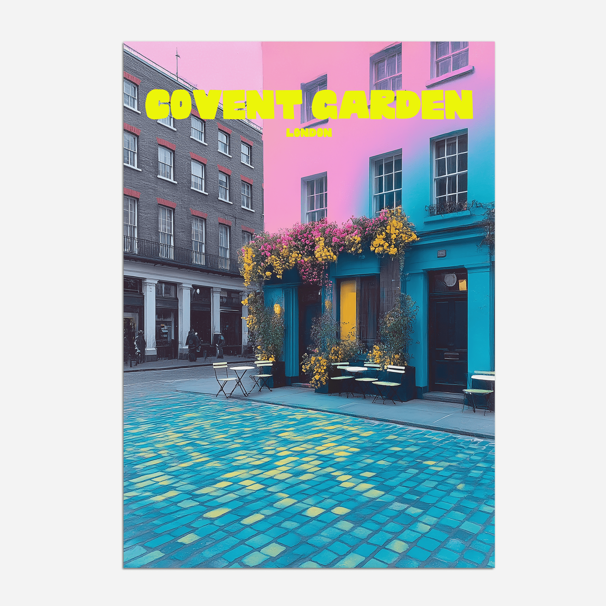 Covent Garden London England Travel Poster - Postered