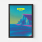 Dover England White Cliffs Travel Poster - Postered