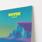 Dover England White Cliffs Travel Poster - Postered
