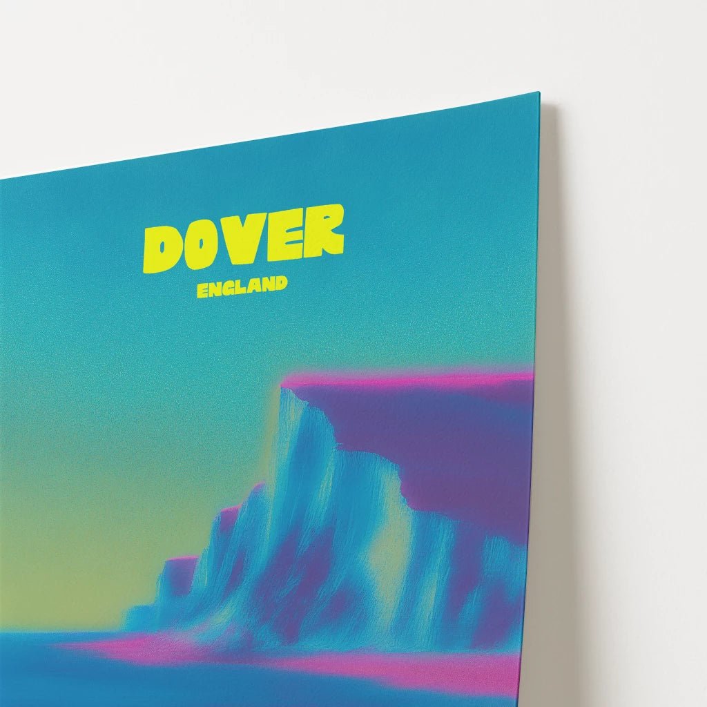 Dover England White Cliffs Travel Poster - Postered