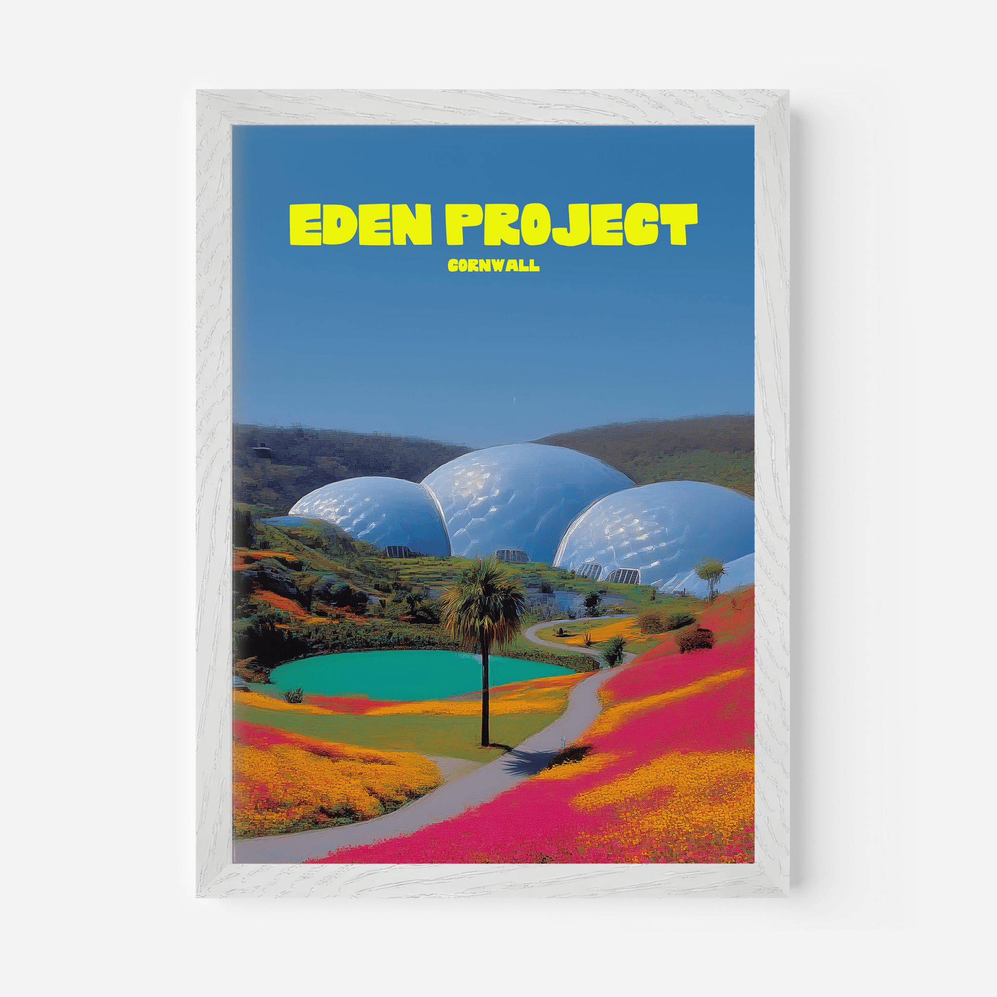 Eden Project Cornwall Travel Poster - Postered