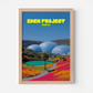 Eden Project Cornwall Travel Poster - Postered