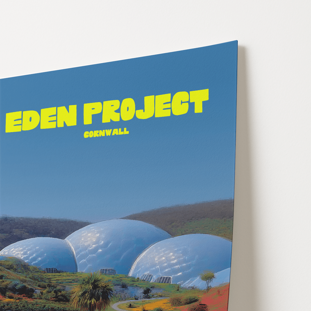 Eden Project Cornwall Travel Poster - Postered