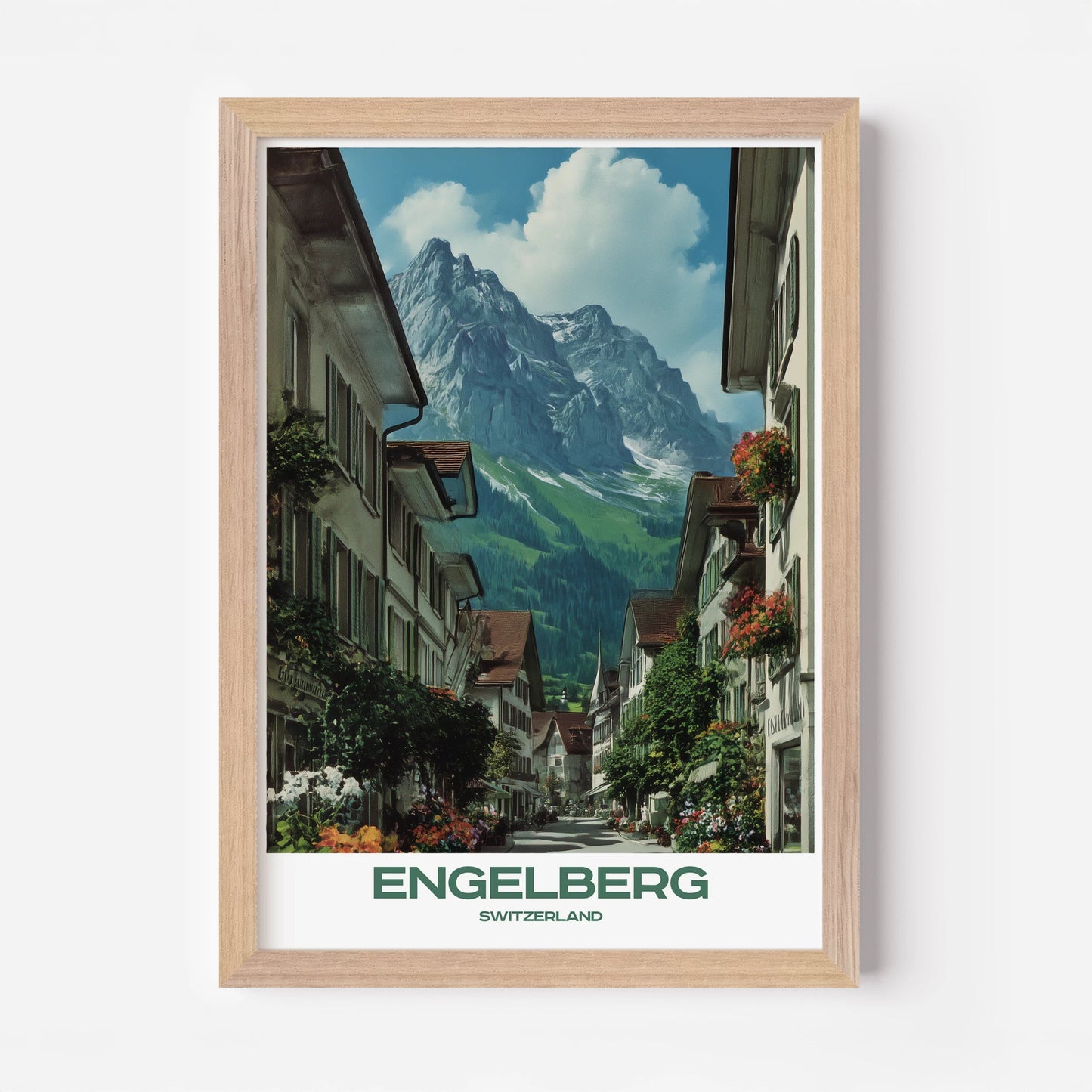 Engelberg Switzerland Europe Travel Poster - Postered