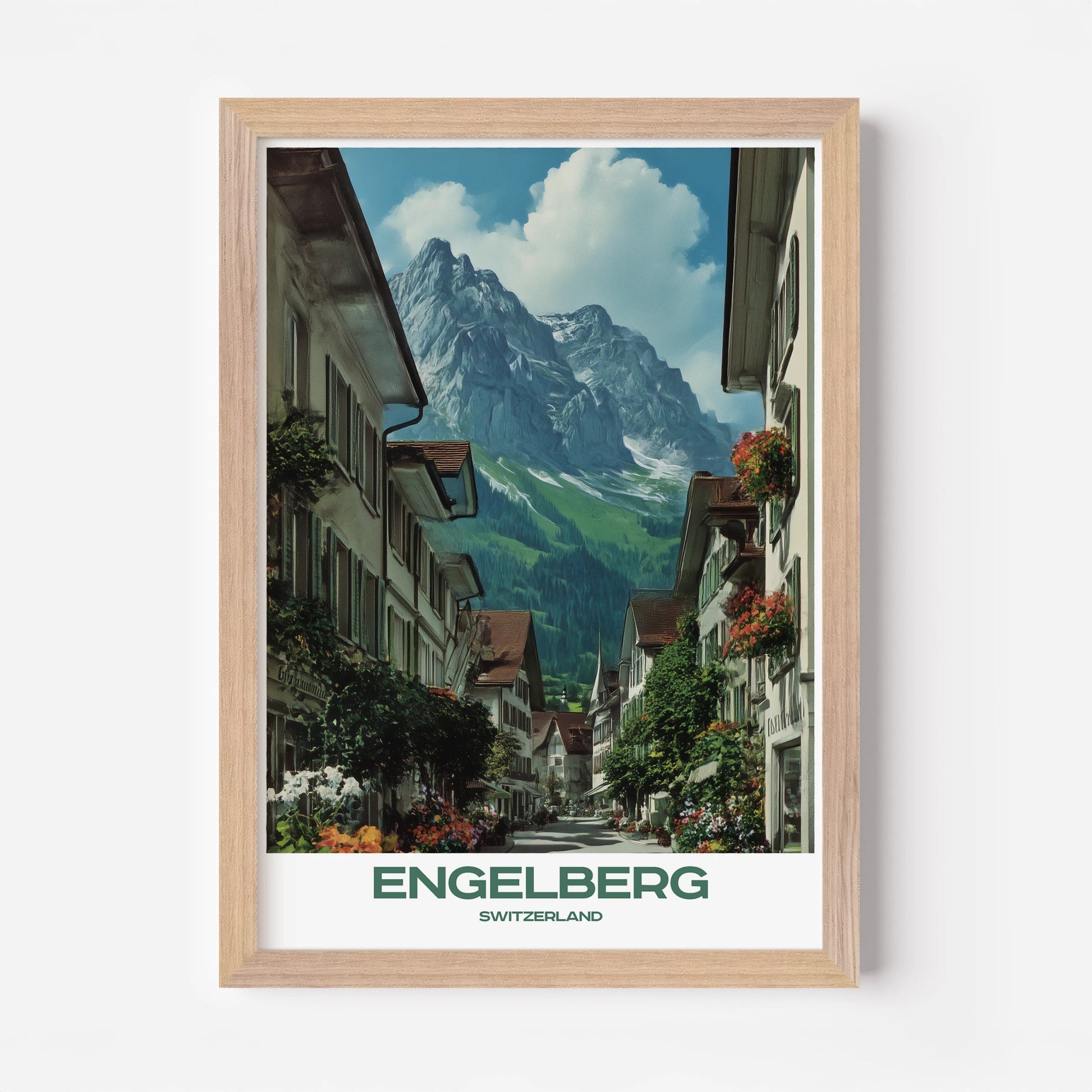 Engelberg Switzerland Europe Travel Poster - Postered