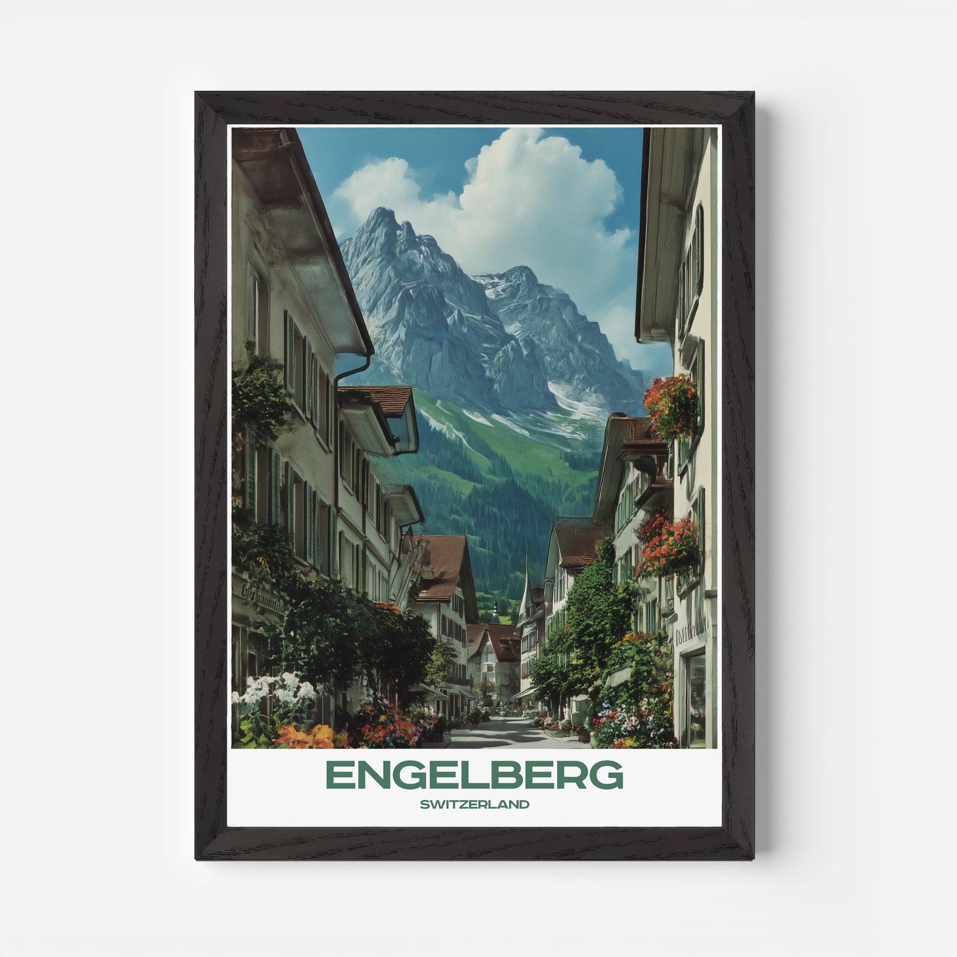 Engelberg Switzerland Europe Travel Poster - Postered